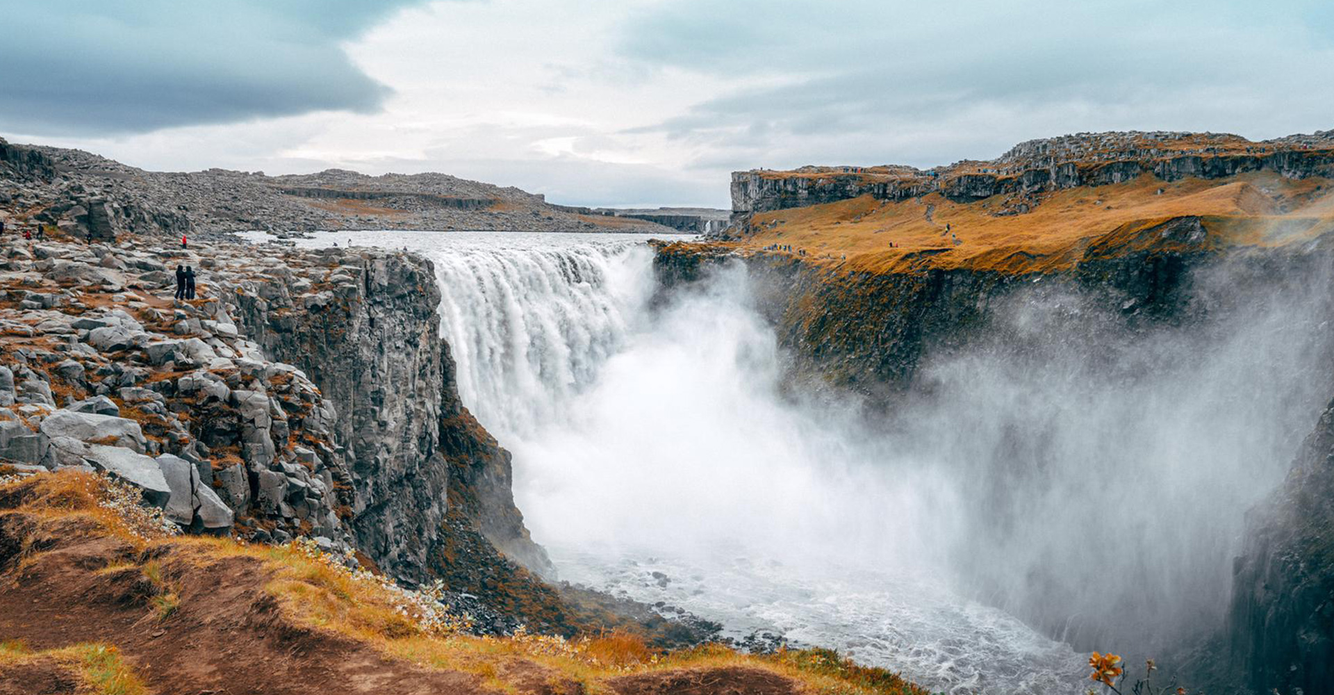 The mighty Dettifoss is one of the most powerful waterfalls on Earth.
