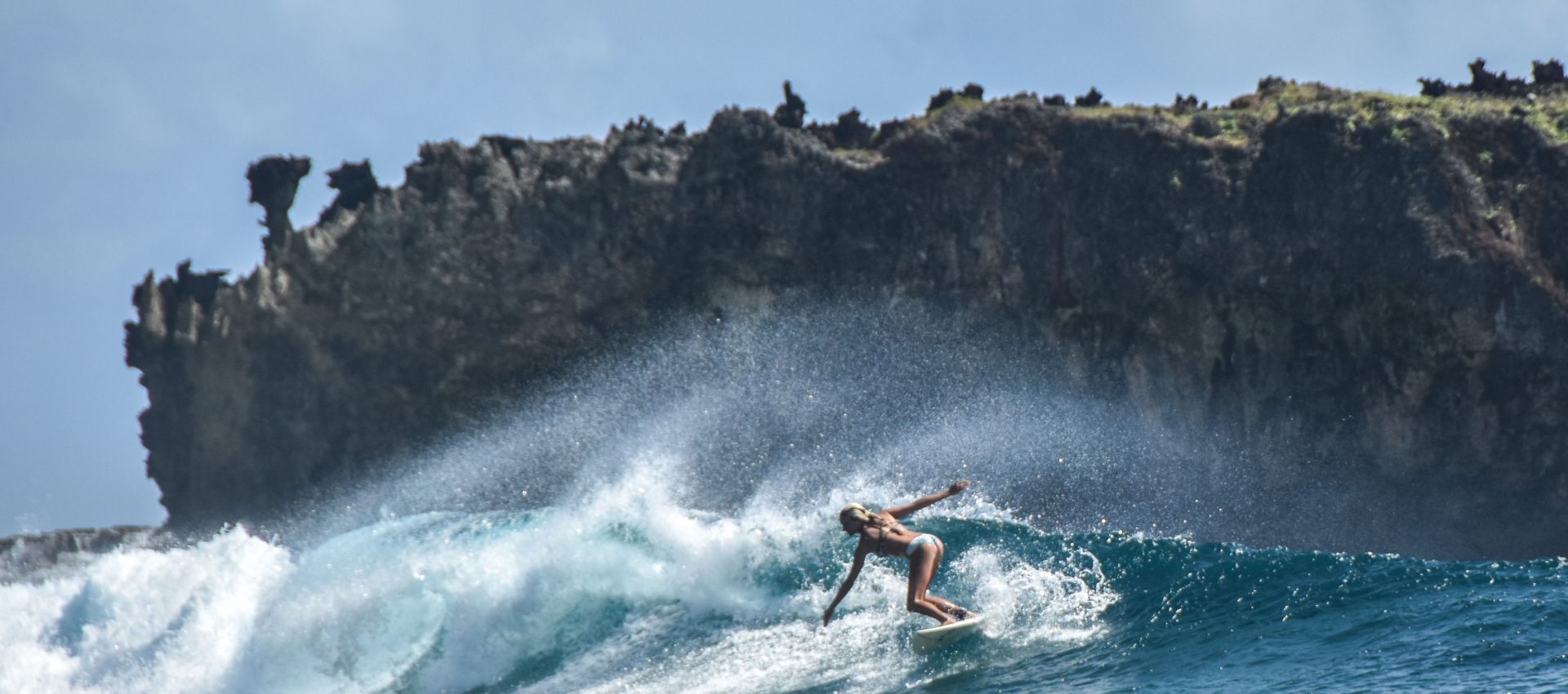Having a fun time on a board is easy, the island is surrounded by world-class reefs and turquoise water.