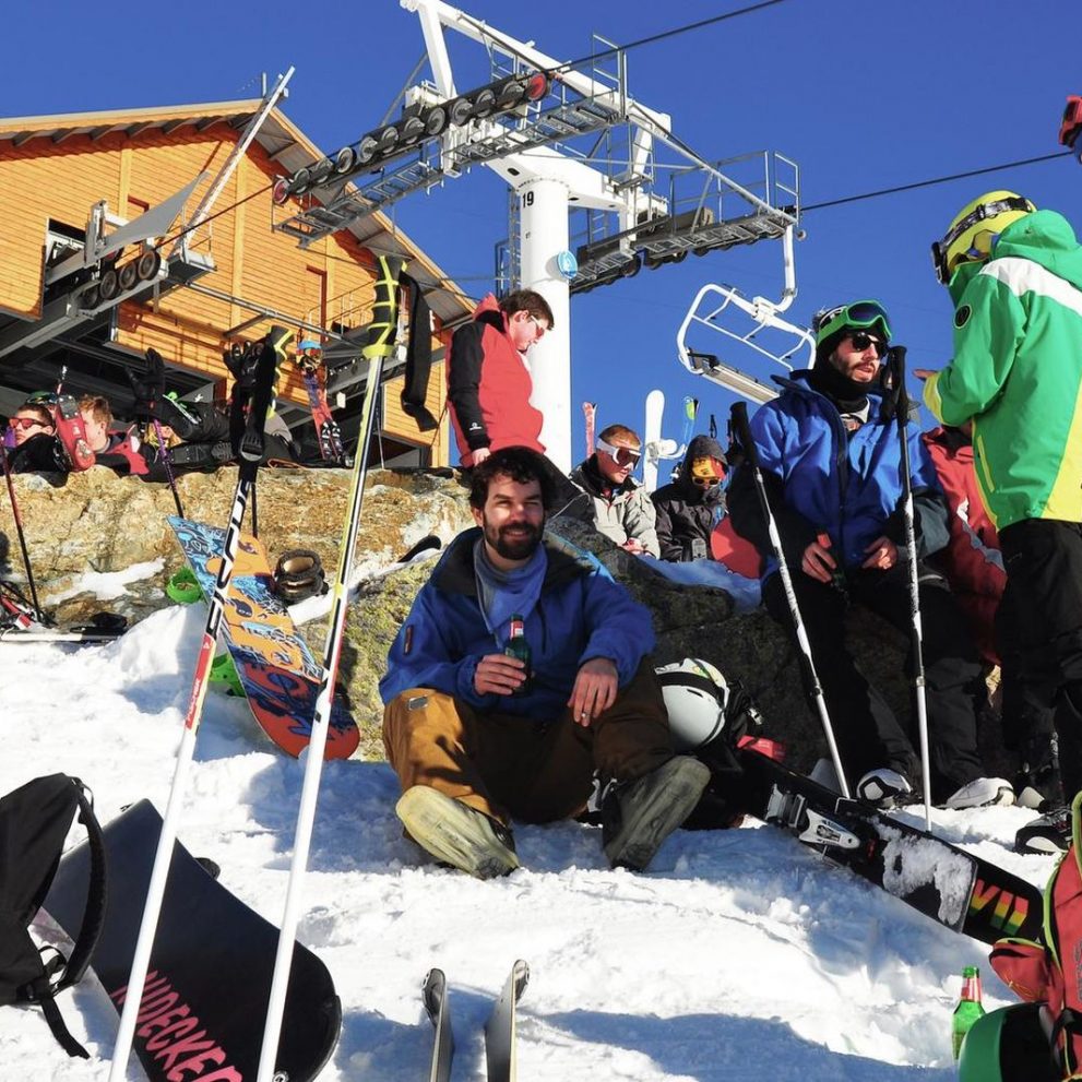 The huge French resorts have some serious après-skis even on the slopes.