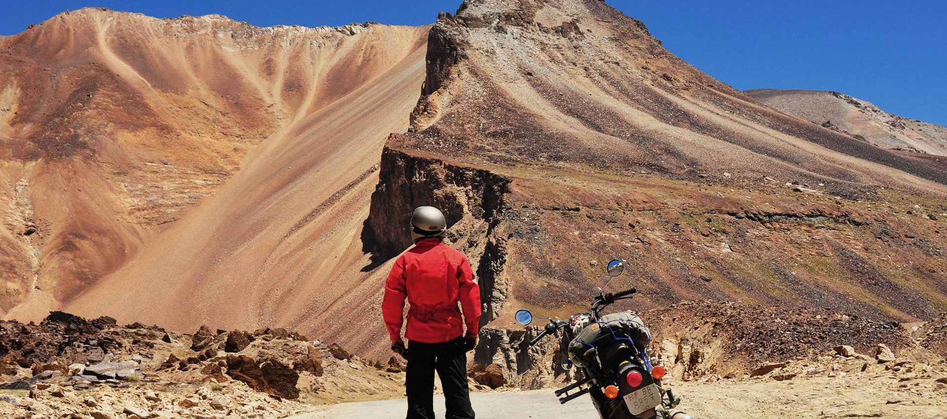 The motorcycle ride of your life through majestic peaks of the Himalayas on the world's highest motorable road.