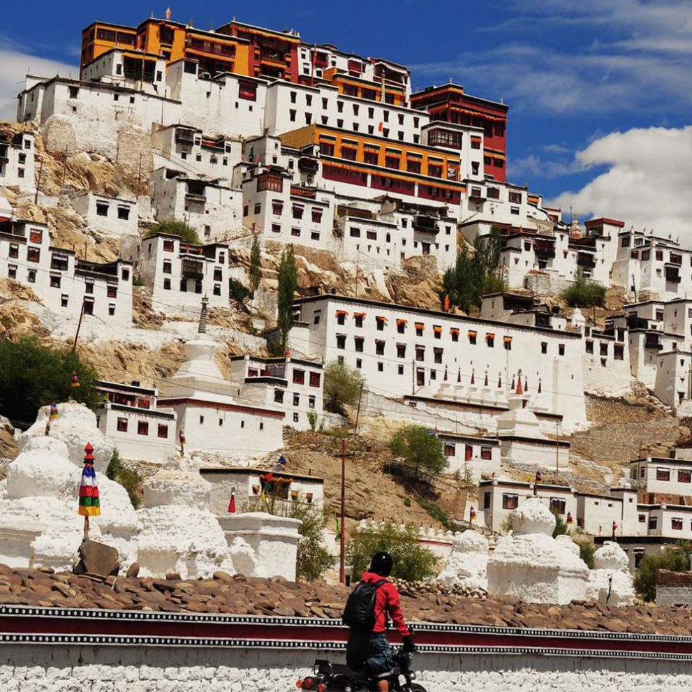 Thiksey is considered the most beautiful monastery in Ladakh, it's like a miniature Lasha.