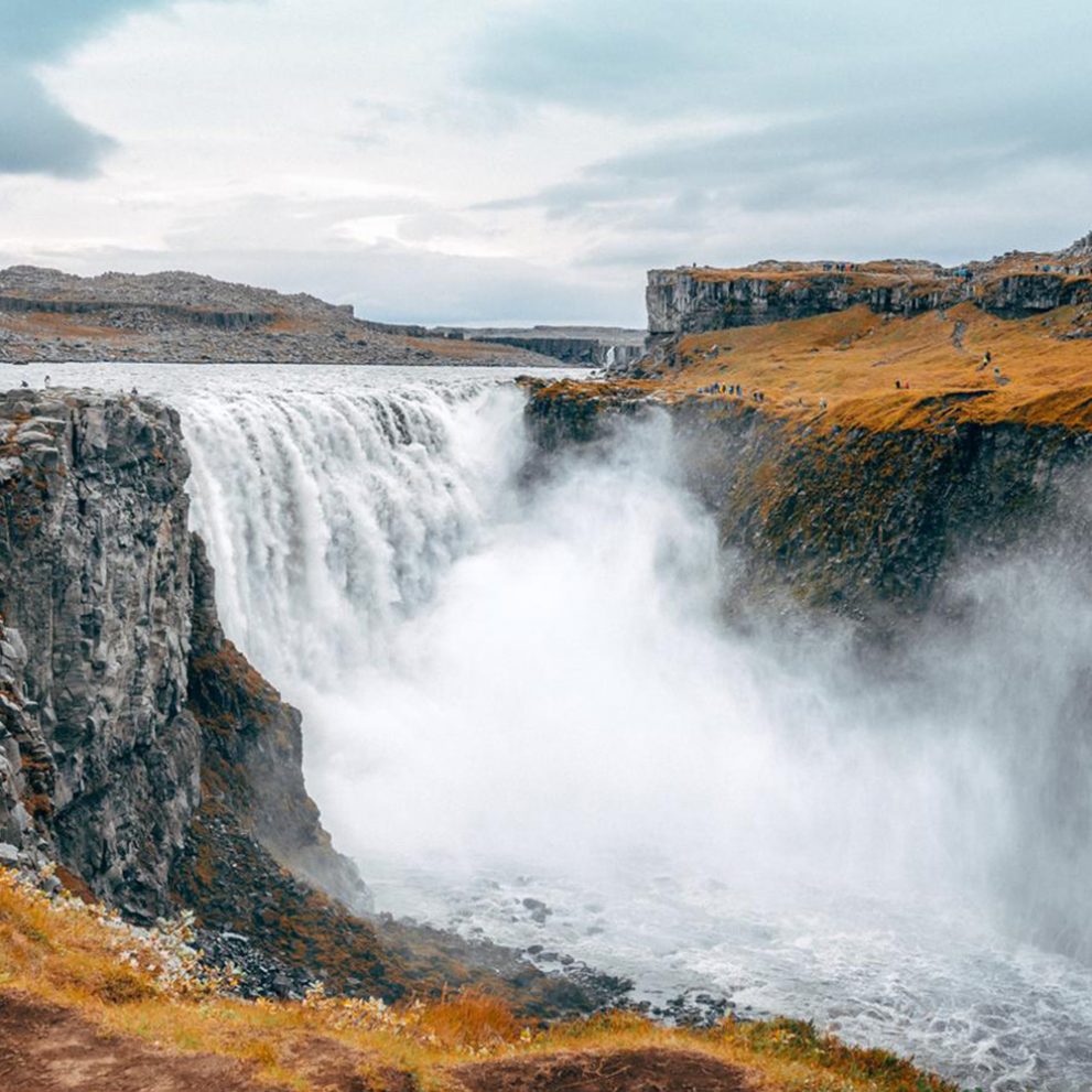 The mighty Dettifoss is one of the most powerful waterfalls on Earth.