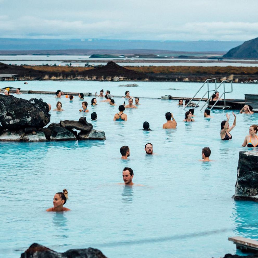 The unique Blue Lagoon, the world's most famous geothermal spa.
