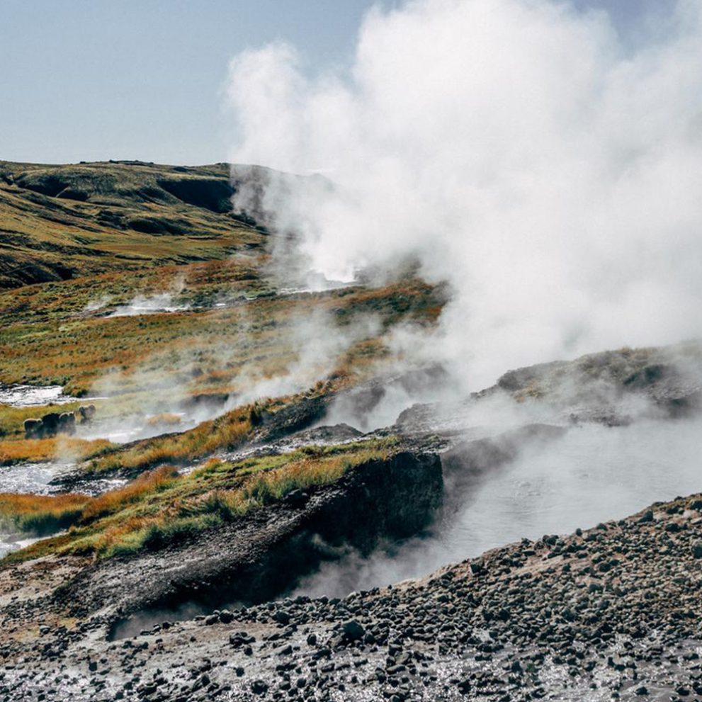 Experience first hand the volcanic power of Iceland, there are over 120 active mountains on the island.