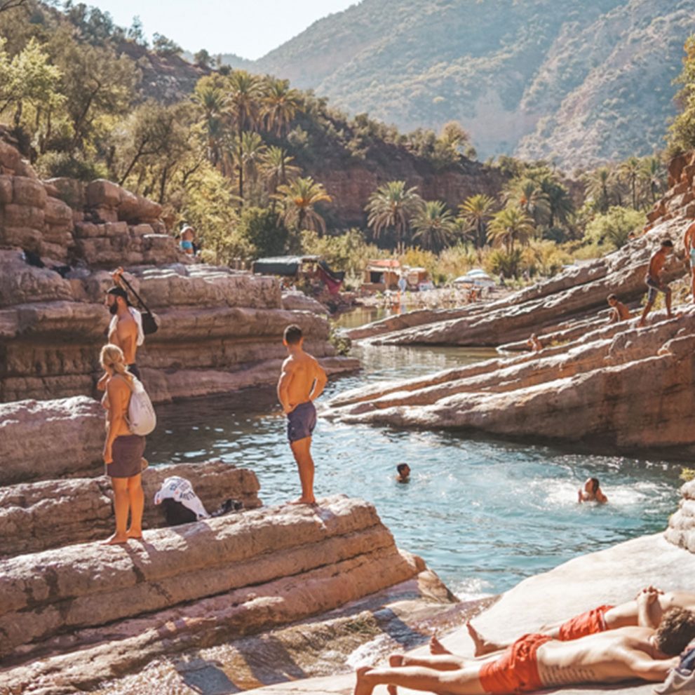 Chill vibes for jumping from cliffs or enjoying the sunshine.