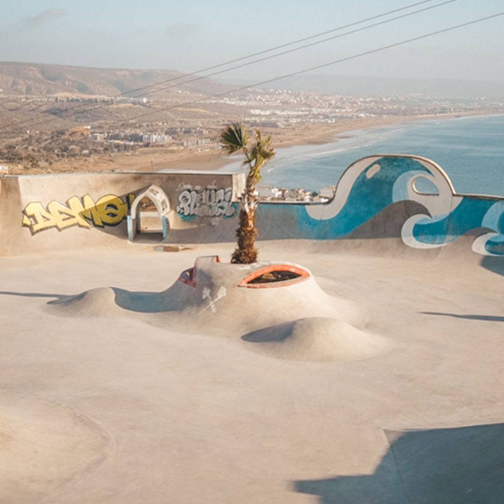 You can practice your surf skills inland, on the most amazing skate park overlooking the Ocean.