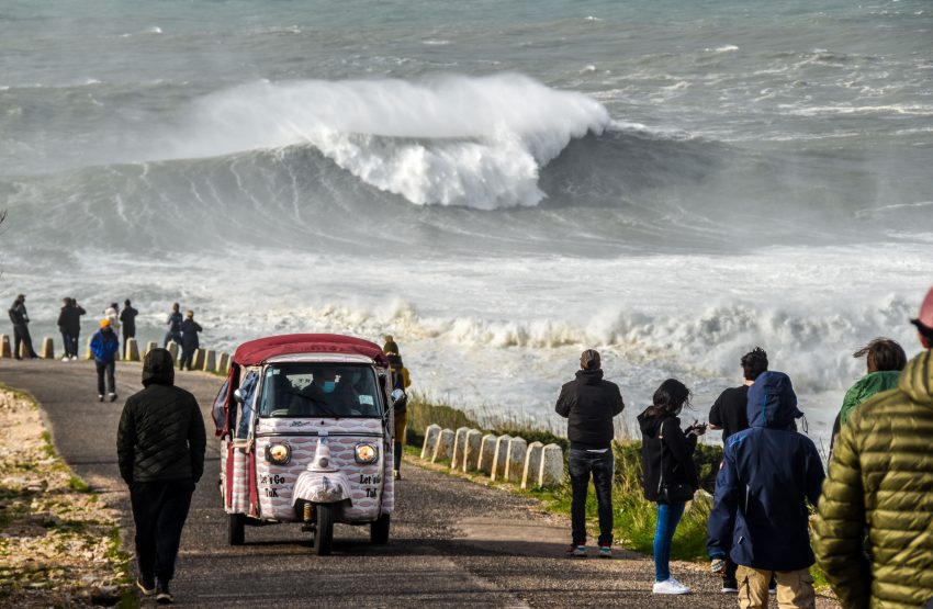 A day trip to Nazaré, home of the biggest waves on Earth.