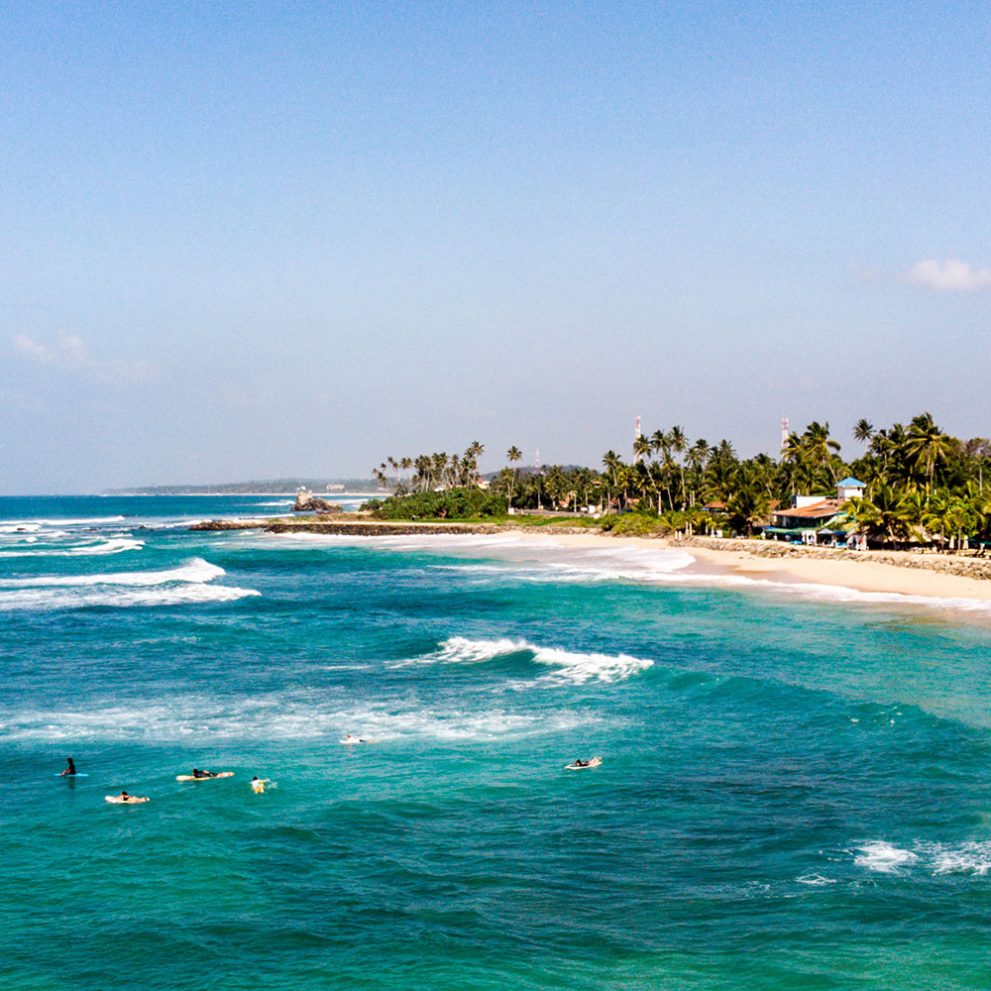 Relaxing or surfing on a beach in Sri Lanka is a dream company trip for every employee.