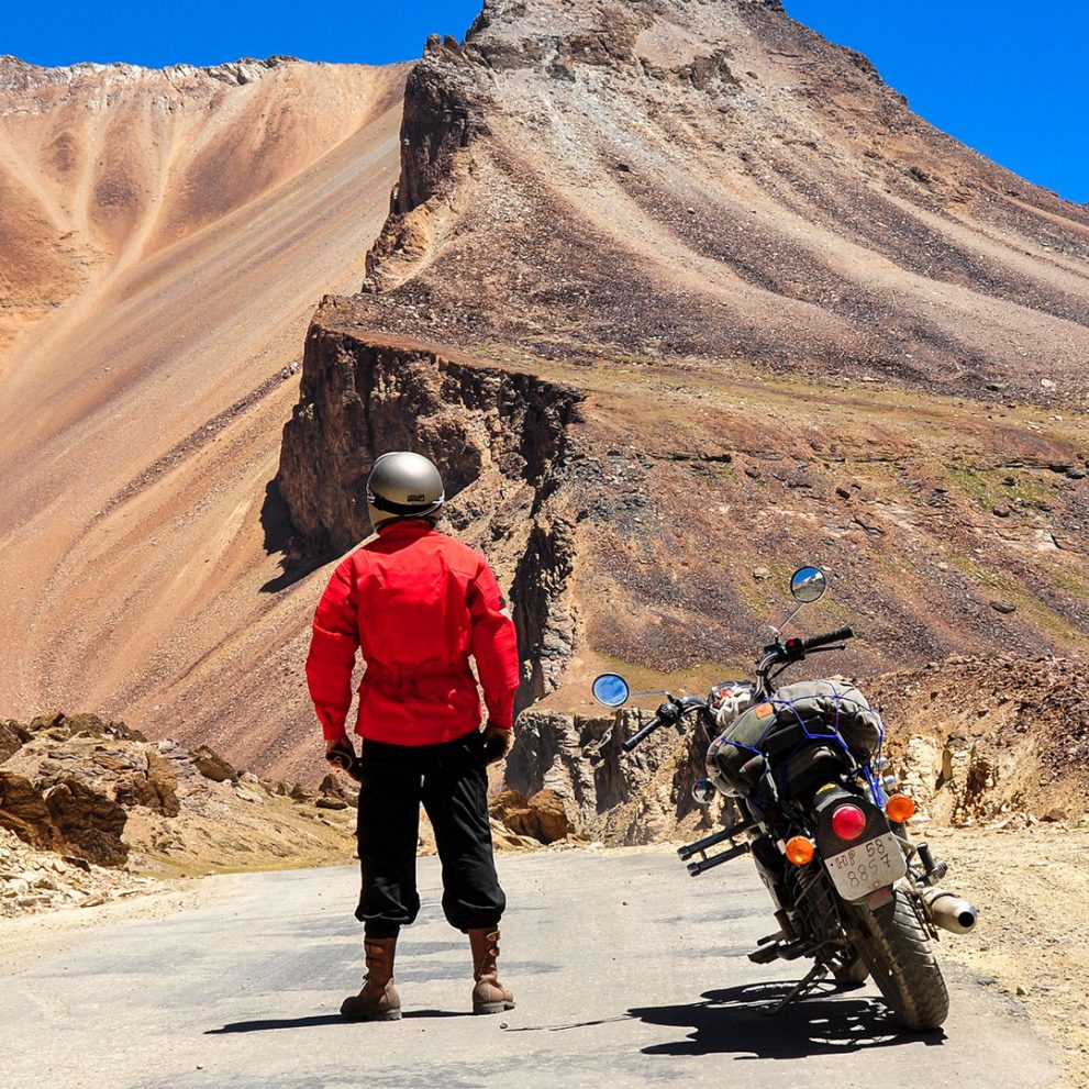 Off road destinations where you would hardly go alone. Entirely organized motorcycle road trips with back up vehicles, mechanics, spare parts and anything else you may need in order to maximize safety.