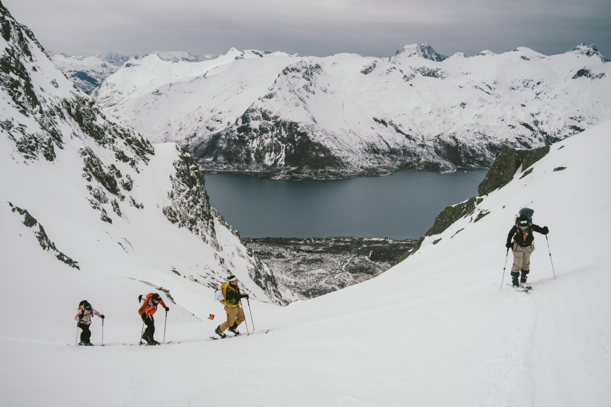 GoBeyond Lofoten snow surf